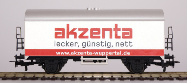 Sponsorenwaggon von akzenta